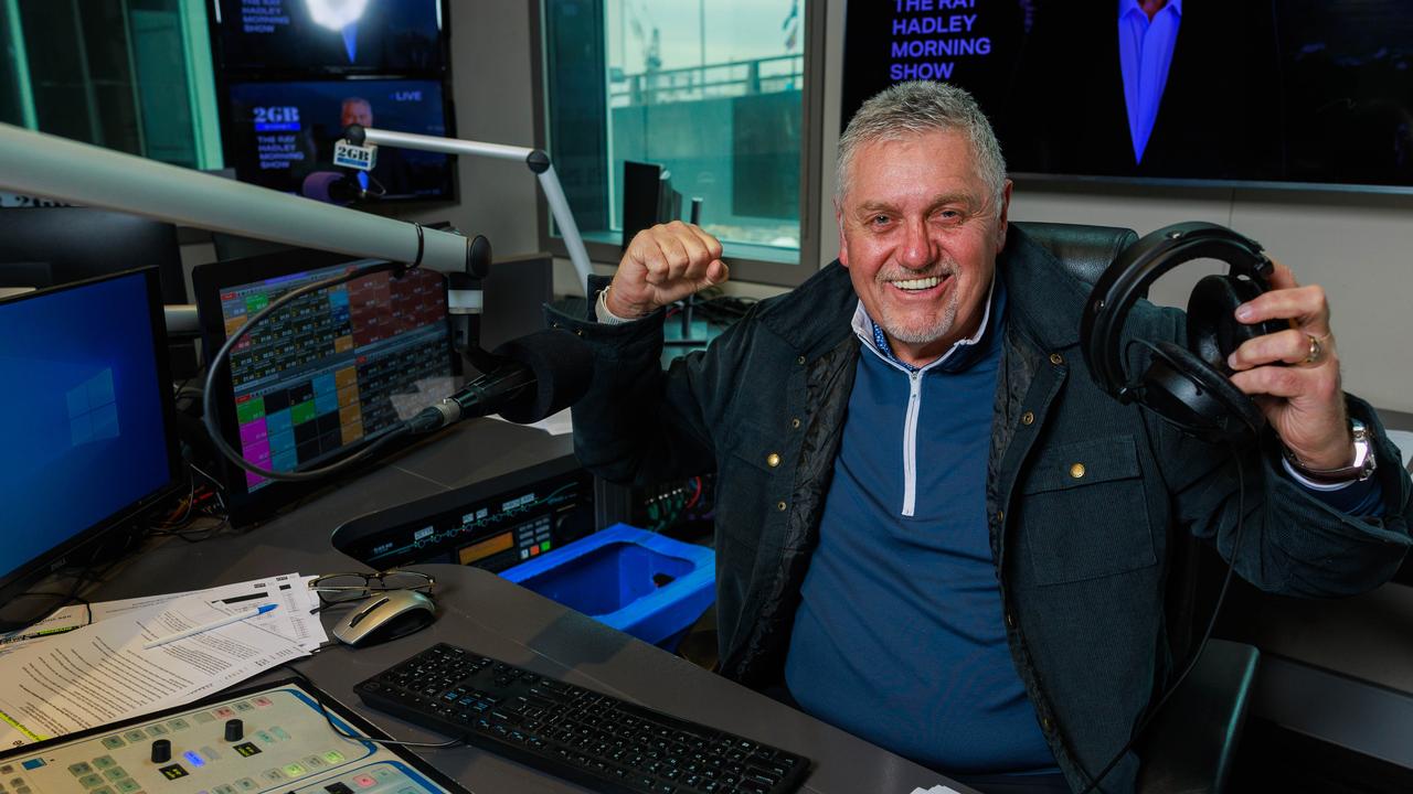 Ray Hadley, who celebrated his 20th year unbeaten in the morning time slot, this year, at 2GB Radio. He said Commissioner Webb used WhatsApp to contact him after banning officers from using the platform. Picture: Justin Lloyd.