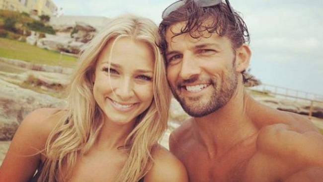 An Instagram photo of Australian Bachelor star Tim Robards and his girlfriend Anna Heinrich.