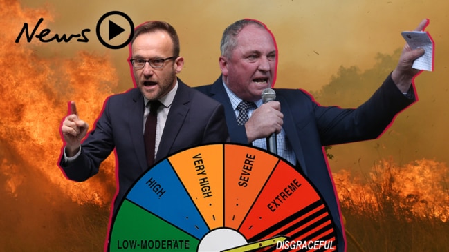 "A bunch of arsonists": politicians "disgracing themselves" over bushfire comments