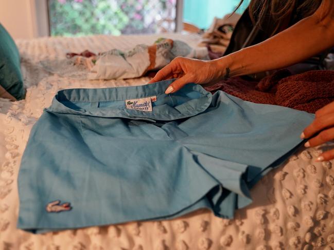 Vintage Lacoste shorts. Picture: Katrina Lezaic