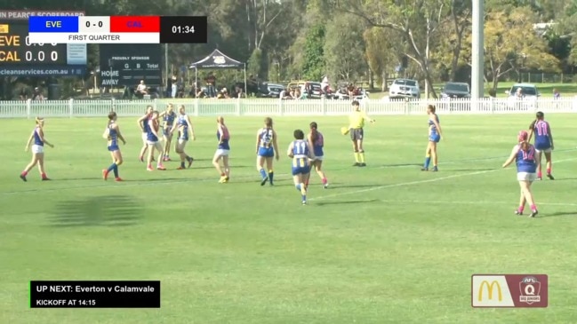 REPLAY: AFL Qld Youth Grand Final - Everton vs Calamvale (Under 15’s - Div 3 Girls)