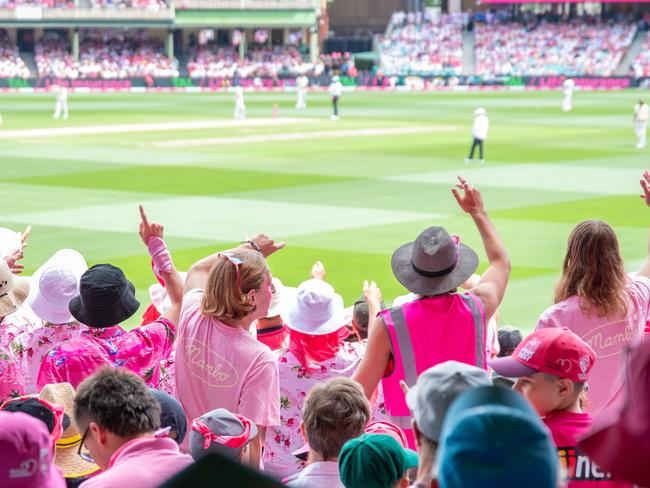 Khawaja hopes to replicate the style of the Jane McGrath Pink Test in Sydney. Picture: Thomas Lisson