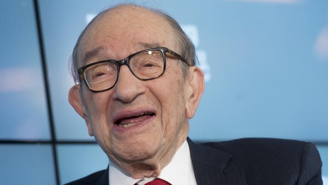 Former Chairman of the Federal Reserve Alan Greenspan. Picture: AFP