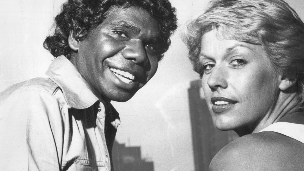 David Gulpilil and Olivia Hamnett who co-starred in Peter Weir’s The Last Wave in 1977, , which Gulpilil said was the first film to ‘authentically describe the Aboriginal Dreamtime’.