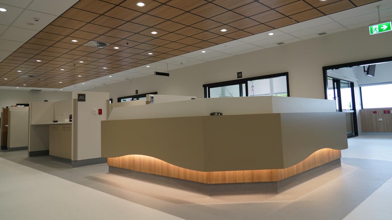 Photos of the completed intensive care unit at St Vincent's Private Hospital in Toowoomba by Hutchinson Builders.