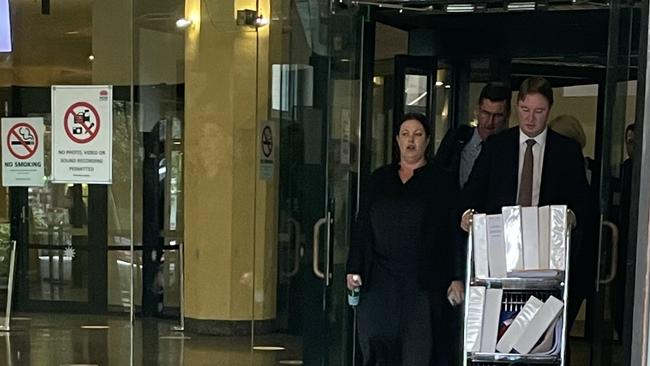 Helen Jacobs at court in November.