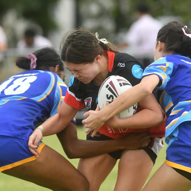 Women's game between Kirwan High and St Margaret Mary's College at Kirwan High. Picture: Evan Morgan