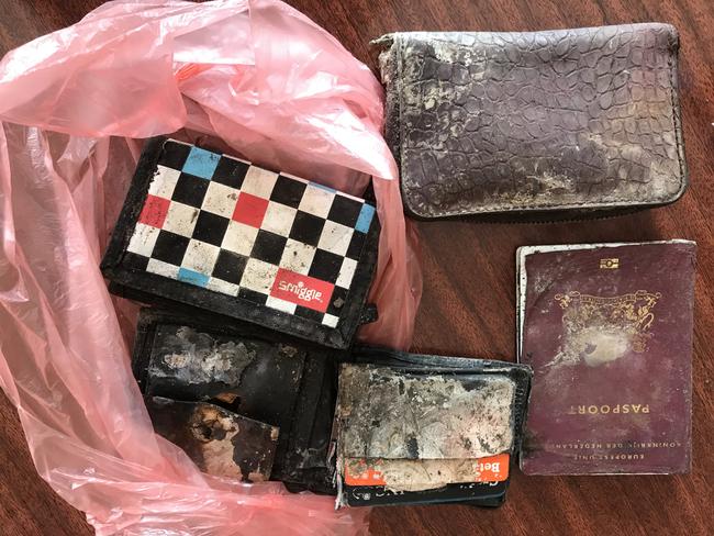 Some of the other items included two Dutch passports, two wallets containing bank cards and identification. Picture: Supplied to News Corp