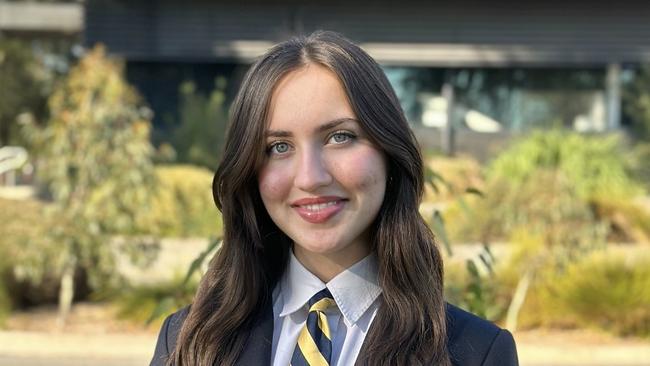 Glenunga International High School captain Eshal Khan.