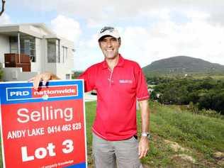 PRD Nationwide Coolum sales manager Andy Lake says $280,000 was “about average” for land on the Coast. Picture: Nicola Brander