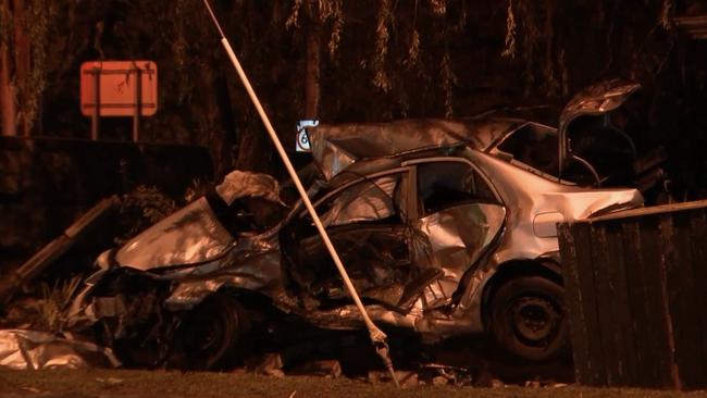 The stolen jeep was allegedly used in the fatal crash. Picture: 9 NEWS