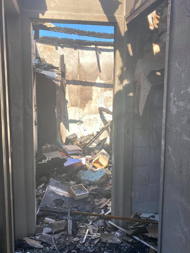 Photos from inside have revealed the extent of the damage. Photo: Supplied