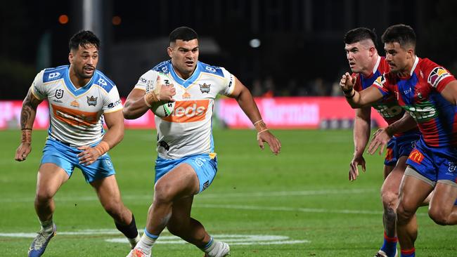 David Fifita scored 17 tries for the Titans last season.