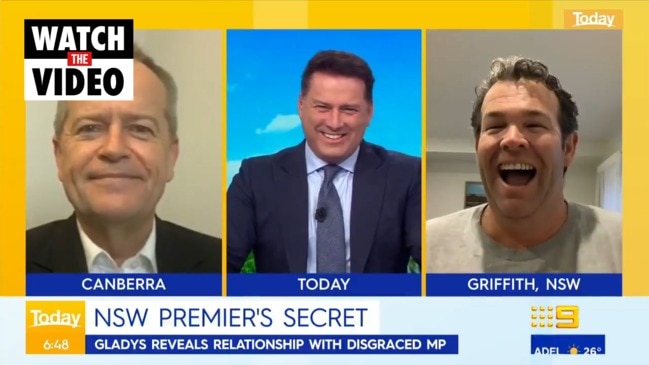 Shorten feels sorry for Berejiklian: ‘She was punching below her weight’ (The Today Show)