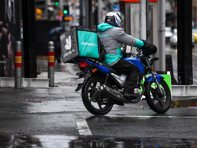 Deliveroo introduced a dynamic pricing model last year. Picture: Penny Stephens