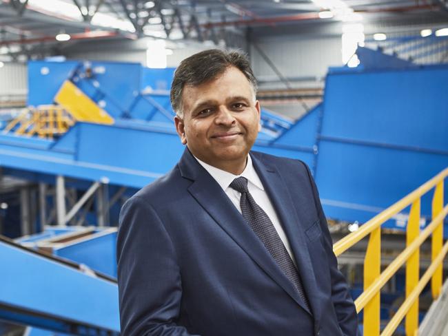 Cleanaway chief executive Vik Bansal (MUST CREDIT) Source: Waste Management Review