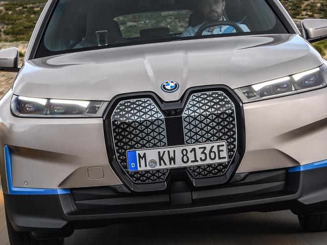 2021 BMW iX electric car.