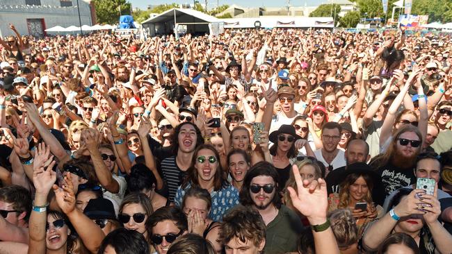 St Jeromes Laneway Festival in 2016 in Radelaide. Laneway not pictured.