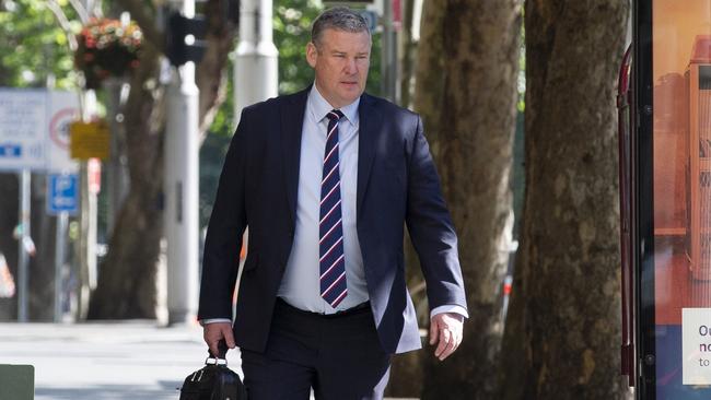 NSW Rugby Boss, Paul Doorn arrives at ICAC on Tuesday. Picture: NCA NewsWire / Nikki Short