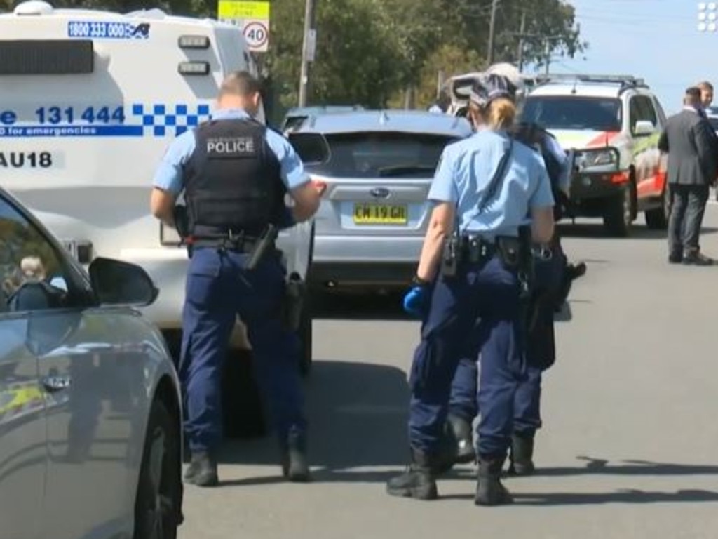 Police were called to the home and found the woman suffering from multiple stab wounds. Picture: Nine News/Channel 9