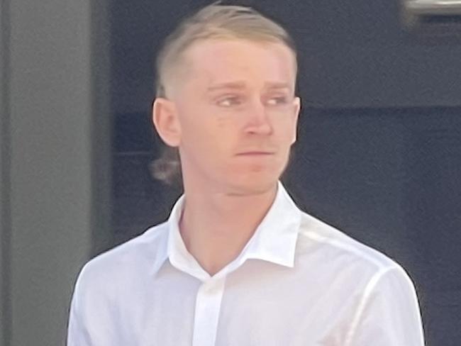 Zachary Shultz, 20, leaving Wyong Local Court after pleading guilty to high range drink-driving, negligent driving and being an unaccompanied Learner not displaying L-plates. Picture: NewsLocal