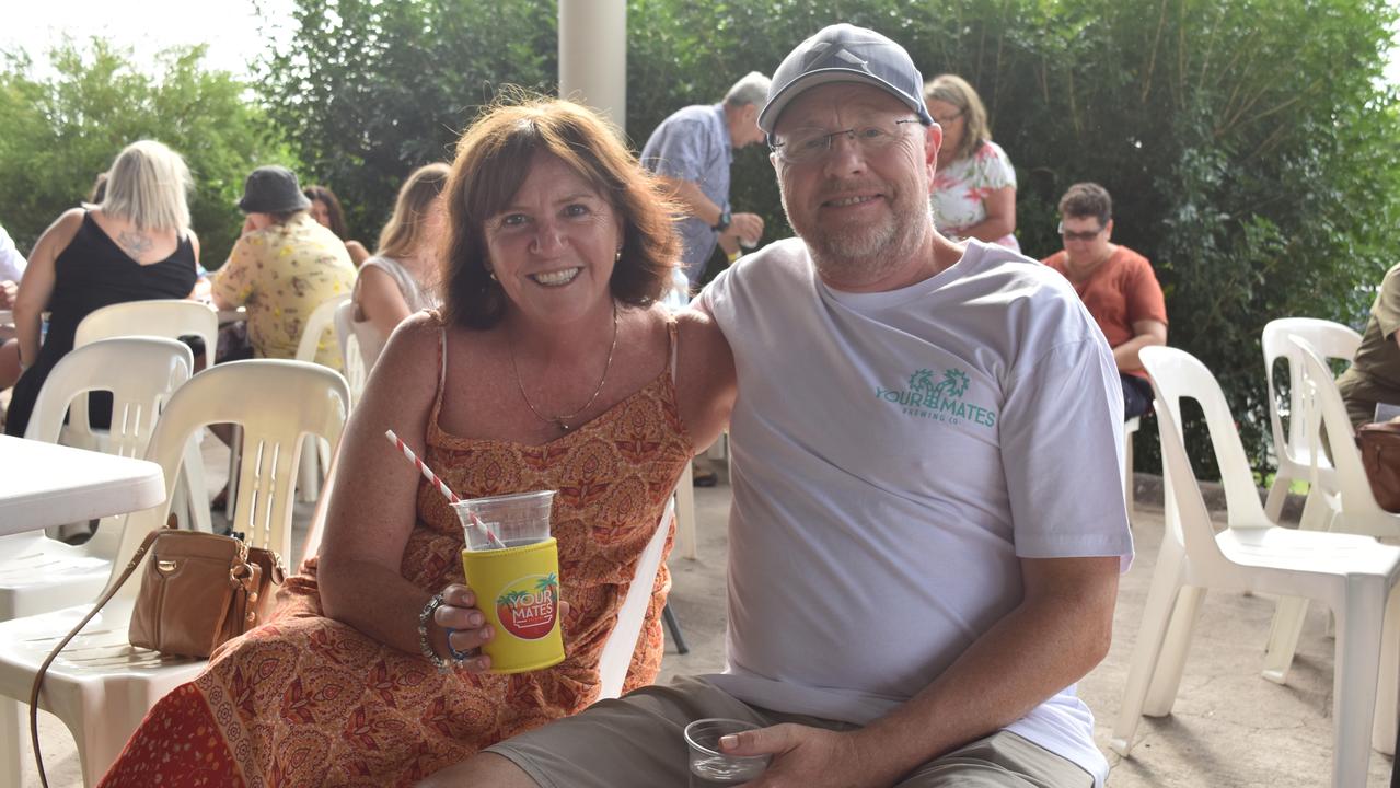 Kay Rockwell and Greg Gibson at Your Mates Beer Day Out in Warana on December 10, 2022. Picture: Sam Turner