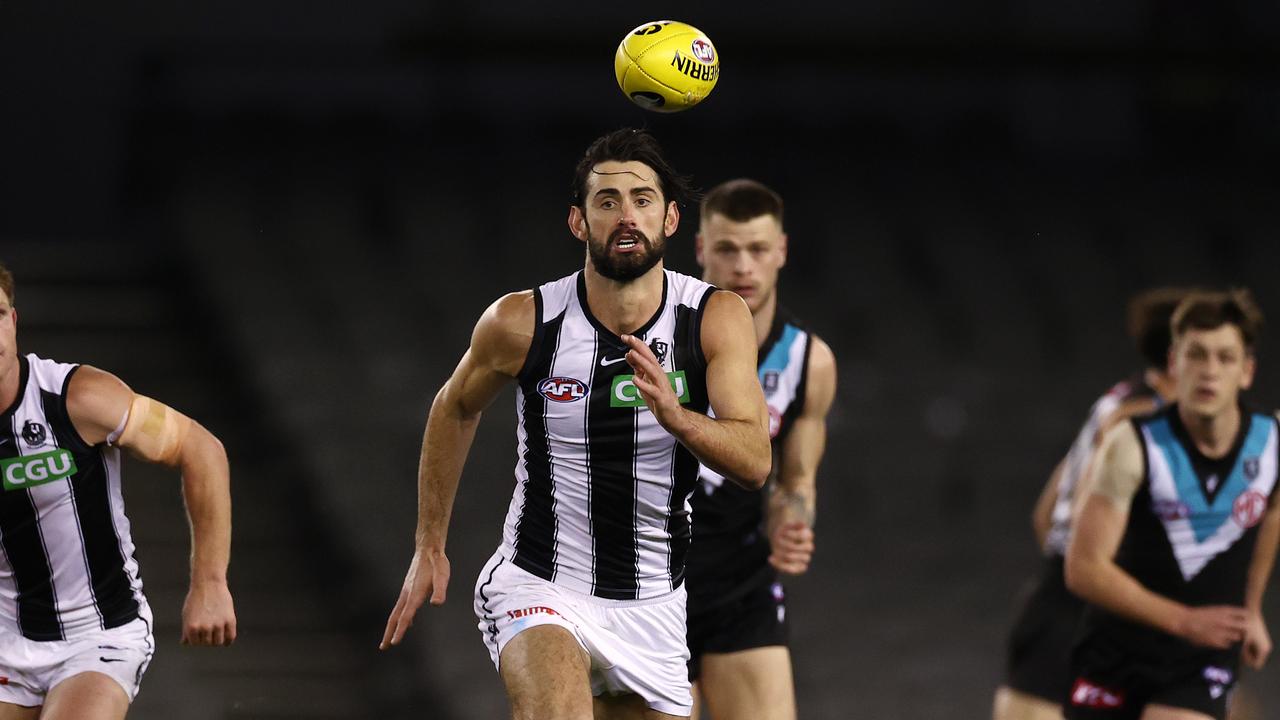 Brodie Grundy is one of the AFL’s most dangerous ruckmen. Picture: Michael Klein