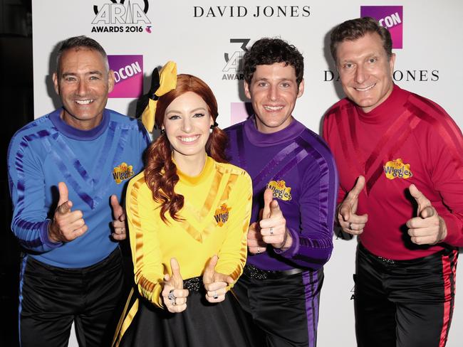 Anthony Field, Emma Watkins, Lachlan Gillespie and Simon Pryce at last year’s Aria Awards.