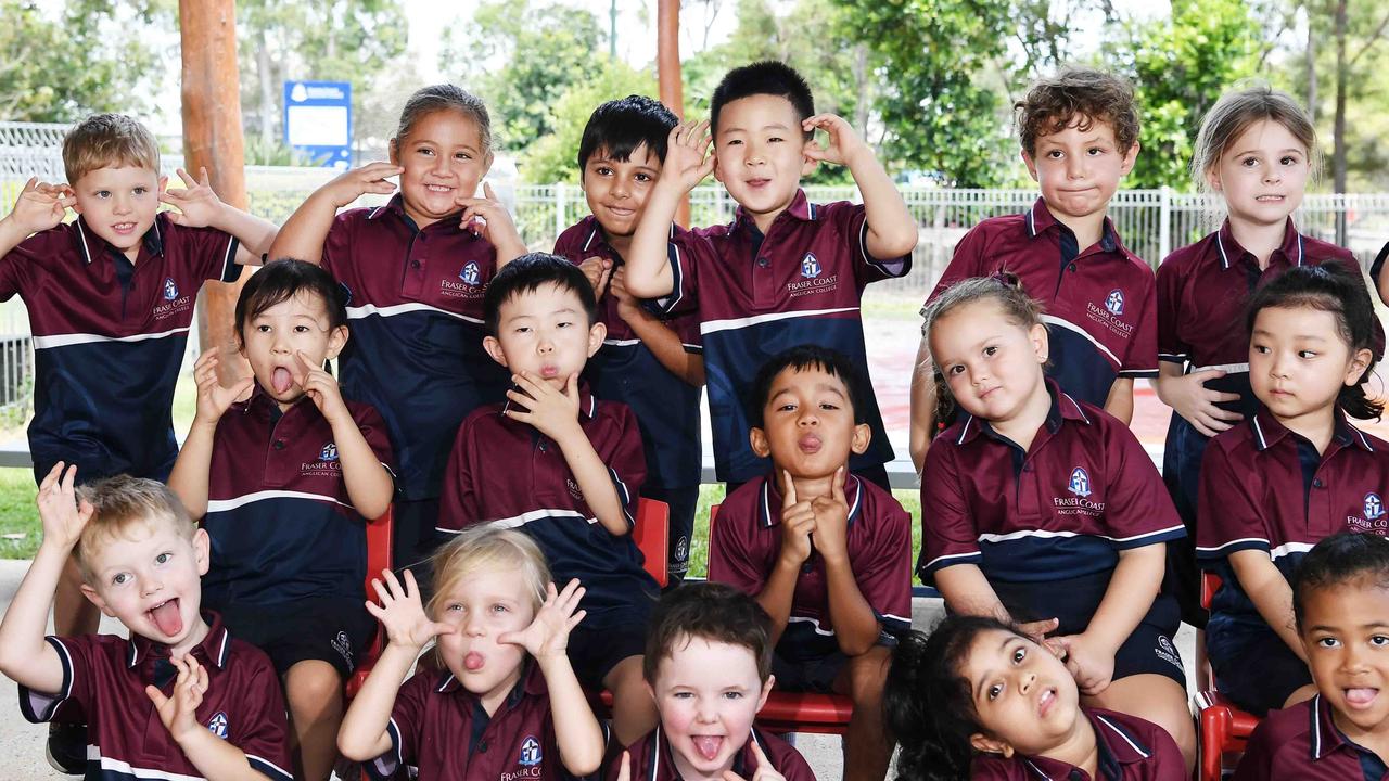 MY FIRST YEAR: Fraser Coast Anglican College Prep Possums. Picture: Patrick Woods.