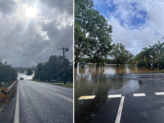 Lismore flooding composite. Pictures: Remy Varga
