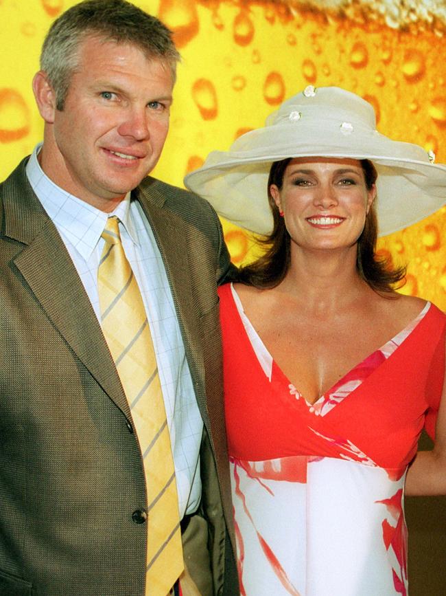 Danny and Anita Frawley in 2002.