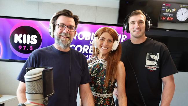 KIIS 97.3's breakfast trio Kip Wightman, Robin Bailey, and Corey Oates.