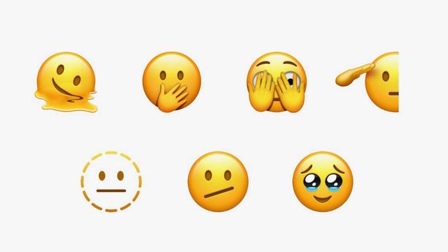 One of the new emojis includes a melting smiley face. Emoji Encyclopedia