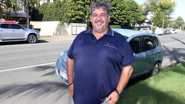 Mr Siljanoski, a Queensland Rail worker, has questioned why heavy rail isn’t the solution. Picture: Richard Gosling