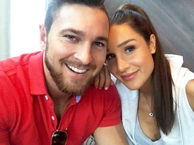 Kayla Itsines has spoken candidly for the first time about her split from former fiance and business partner Tobi Pearce. Picture: Instagram