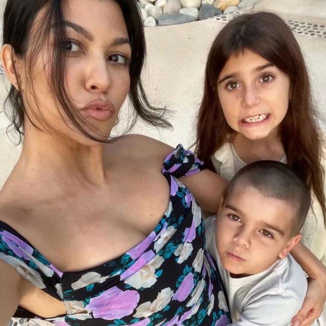 Kourtney has three children with ex Scott Disick. Picture: Instagram