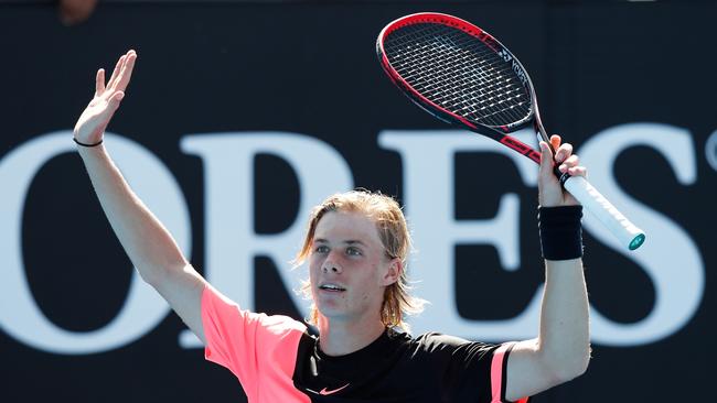 Young gun ... Denis Shapovalov is a big chance of causing an upset against Jo-Wilfried Tsonga today. Photo: Getty Images