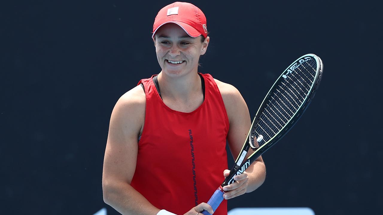 Ash Barty is gunning for a maiden Australian Open title. (Photo by Cameron Spencer/Getty Images)