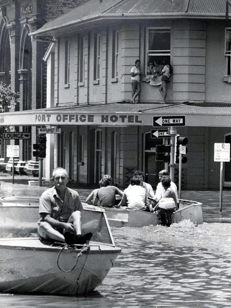 Port Office Hotel Margaret Street Supply boats operating in the City. Picture: Tommy Campion