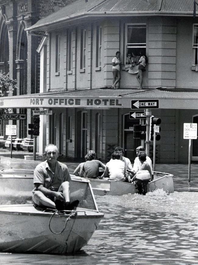 Port Office Hotel Margaret Street Supply boats operating in the City. Picture: Tommy Campion