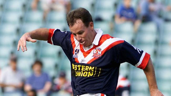 Holbrook playing for the Roosters in 2002. Picture: Roy Haverkamp