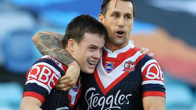 Luke Keary and Mitchell Pearce made a good combination at the Roosters.