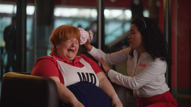 Magda Szubanski brings her iconic Kath & Kim character, Sharon Strzelecki, to the campaign