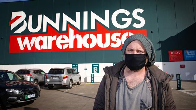 Bunnings stores are staying open for tradies but not for ordinary shoppers. Picture: Mark Stewart