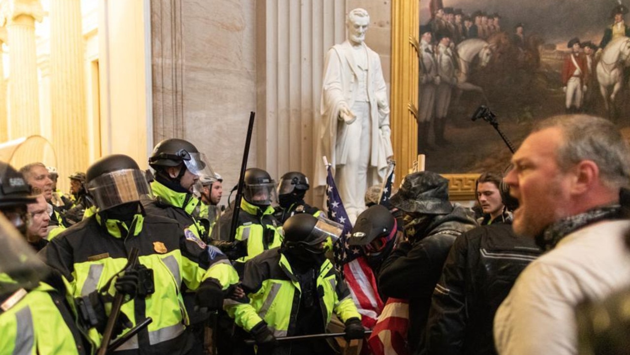 Piers Morgan said there should be a police investigation into security measures at the Capitol building. Picture: Mostafa Bassim/Anadolu Agency via Getty Images