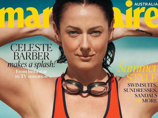 Proof Celeste Barber’s Marie Claire Cover wasn’t edited amid ‘filter’ claims. Picture: Instagram/CelesteBarber