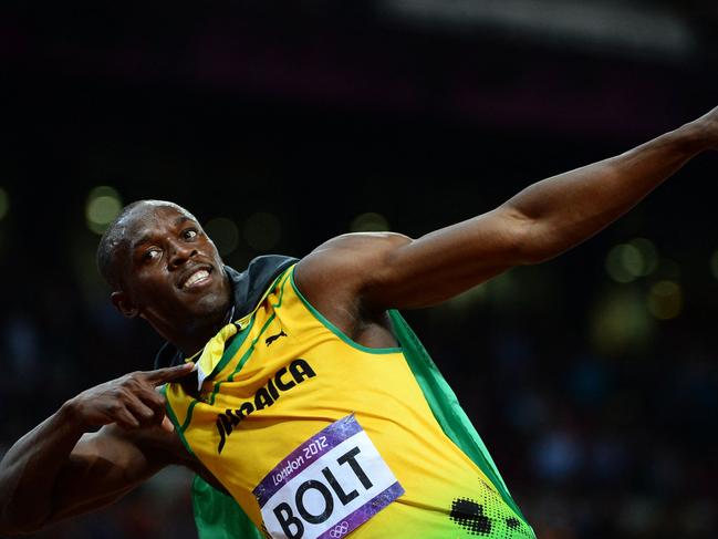 Gout is regularly compared to Jamaican great Usain Bolt. (Photo by Olivier MORIN/AFP)