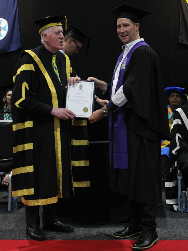 Adam Pratt graduated with a Master of Professional Accounting with Distinction at the CQUniversity graduation ceremony in Bundaberg on December 14, 2023.