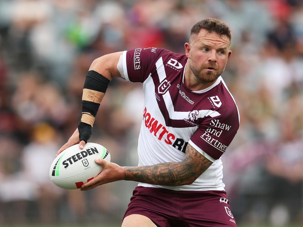 Nathan Brown has re-signed with the Sea Eagles for another two-years. Picture: Getty Images