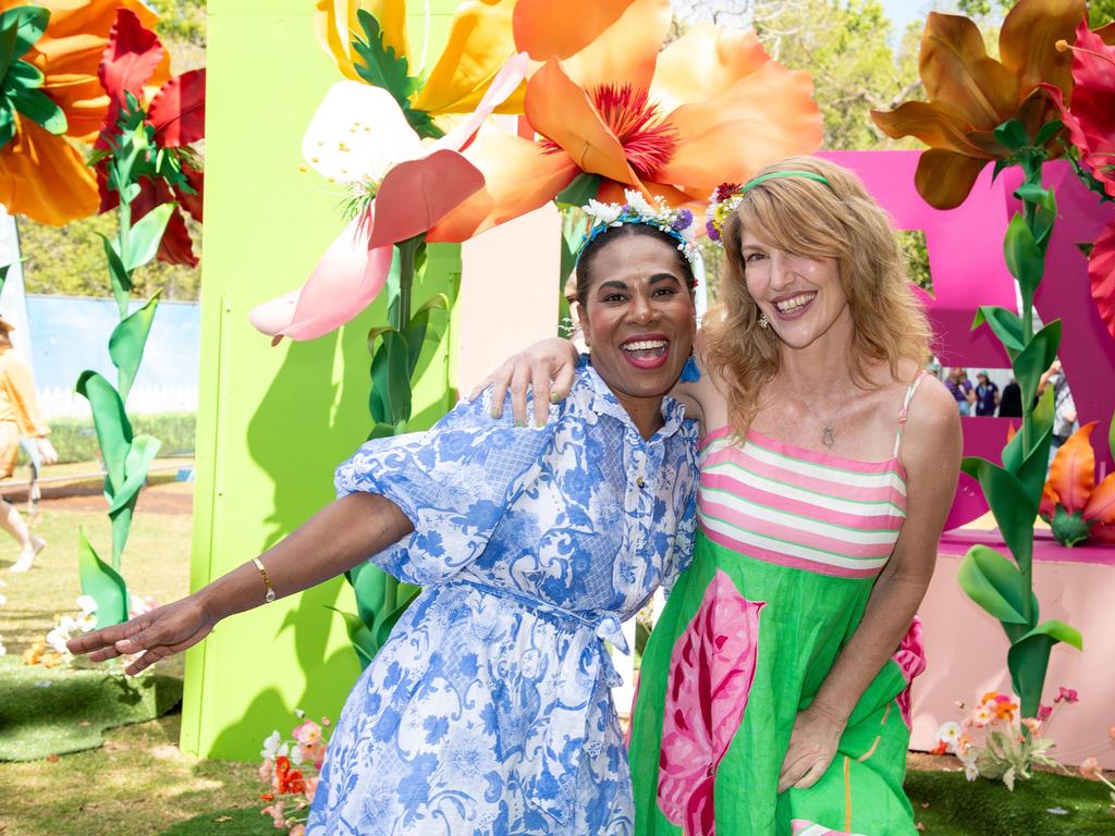 Ruby Guest (left) and Mel Coleman, Toowoomba Carnival of Flowers Festival of Food and Wine, Saturday, September 14th, 2024. Picture: Bev Lacey